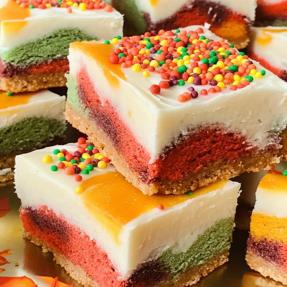 Harvest Marble Sugar Cookie Bars