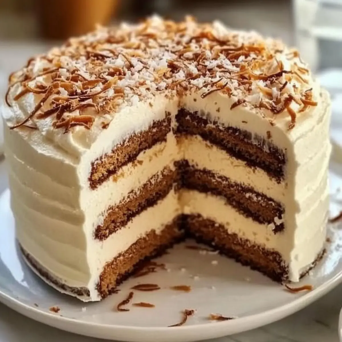 Heavenly Coconut Cream Cake