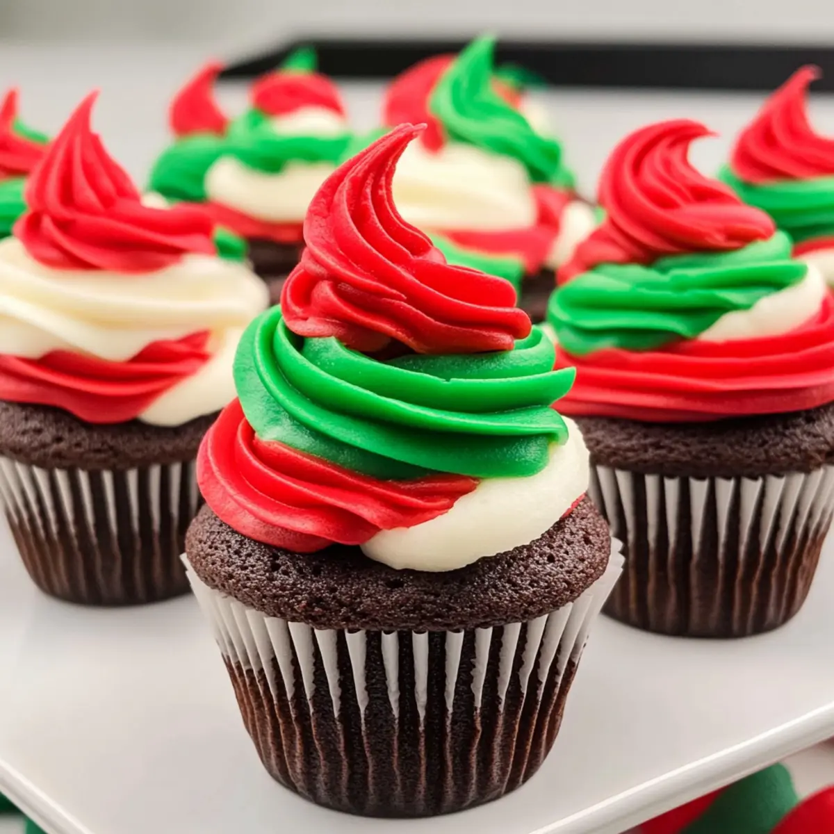 Easy Christmas Cupcakes