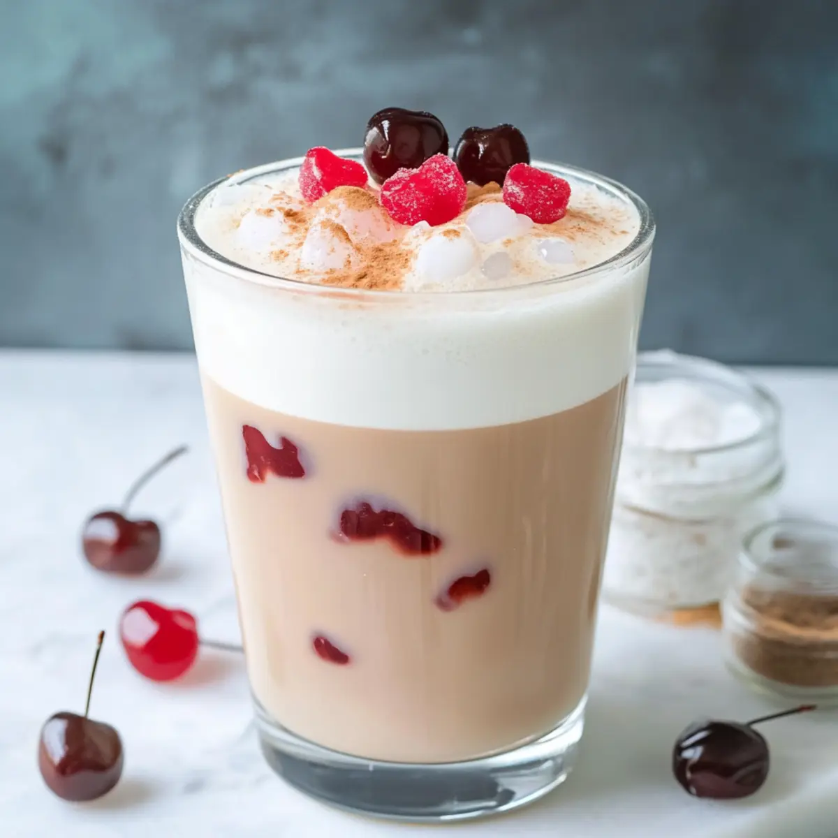 Iced Cherry Chai