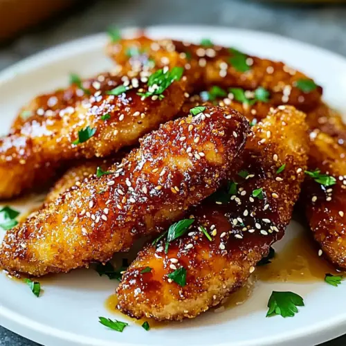 Honey Garlic Chicken Tenders