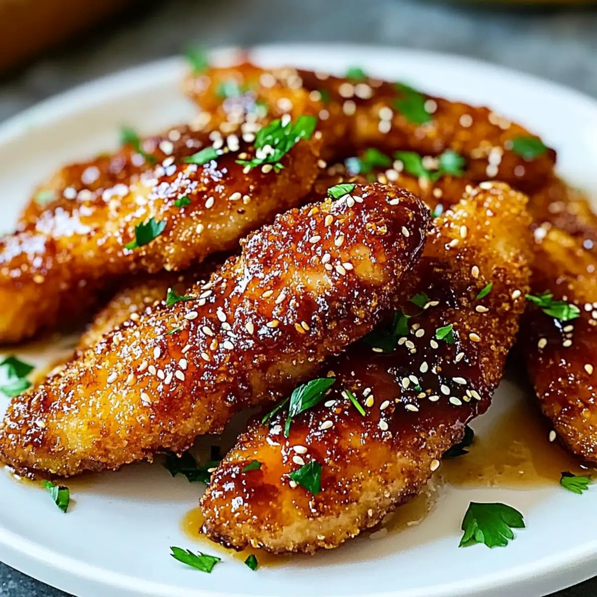 Honey Garlic Chicken Tenders