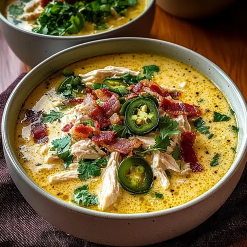 Spicy Jalapeño Popper Chicken Soup