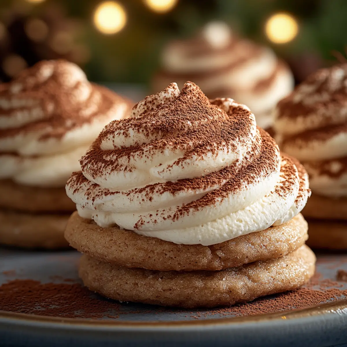 Tiramisu Christmas Cookies