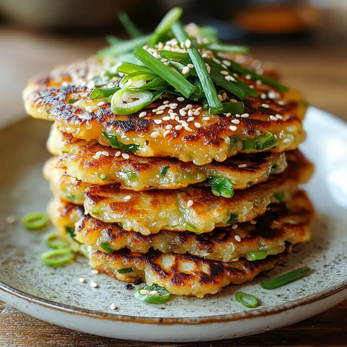 Savory Rice Pancakes
