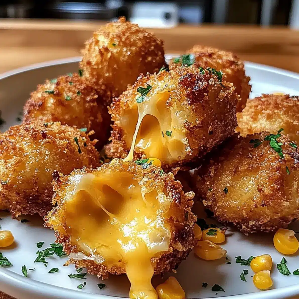 Crispy Corn Cheese Bites