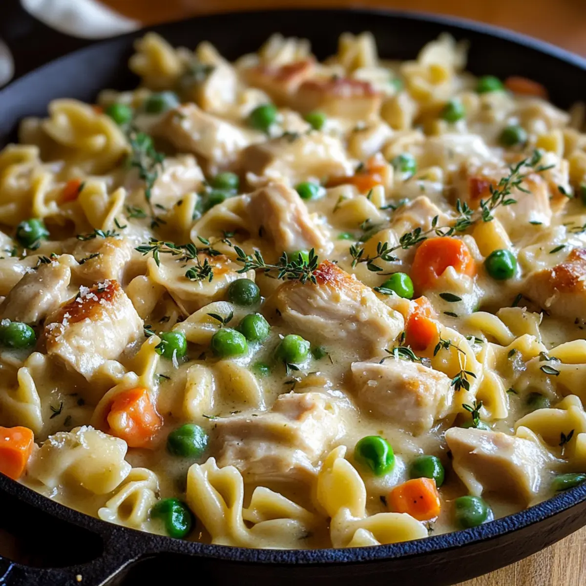 Creamy Chicken Pot Pie Pasta