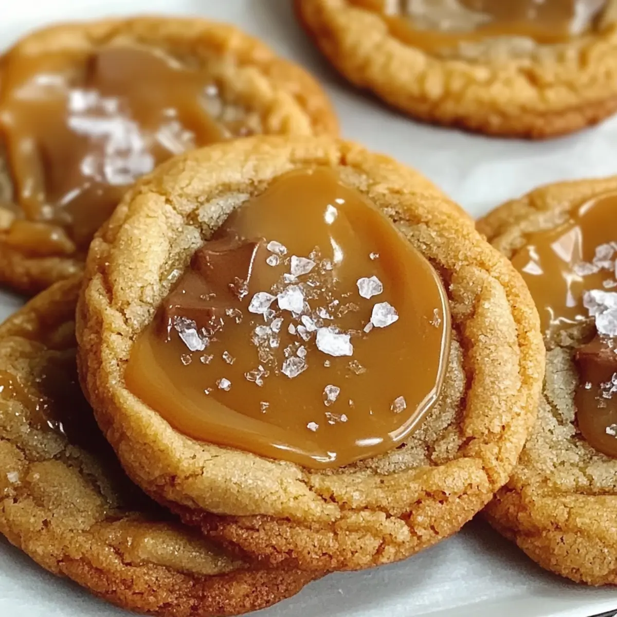 Salted Caramel Cookie Recipe - Perfectly Sweet & Salty