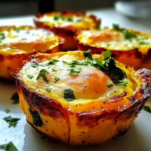 Golden Sweet Potato Egg Cups