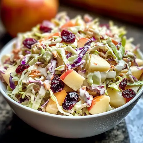 Cranberry Apple Coleslaw