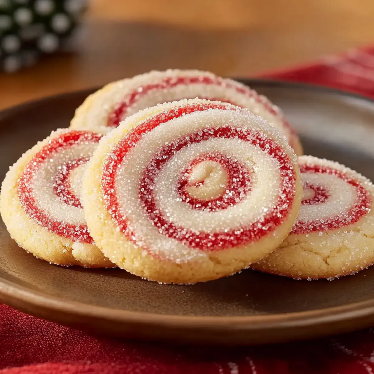 Peppermint Swirl Cookies