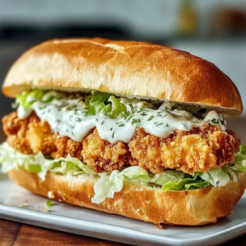 Crispy Chicken Caesar Sandwich: A Must-Try Recipe! Recipe