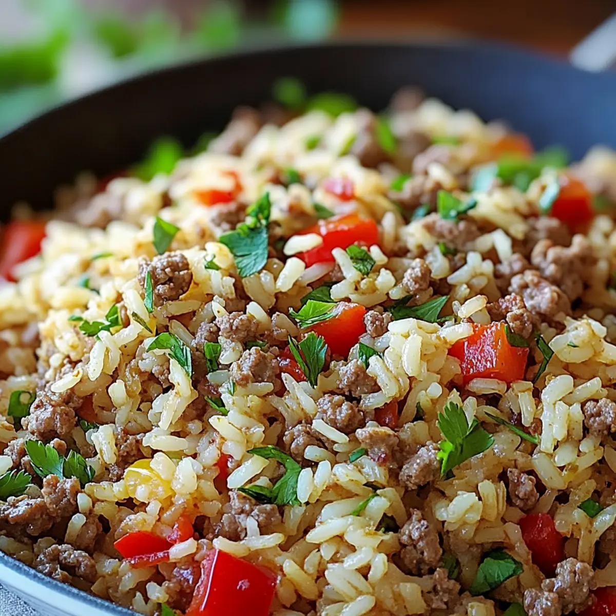 Dirty Rice with Ground Beef