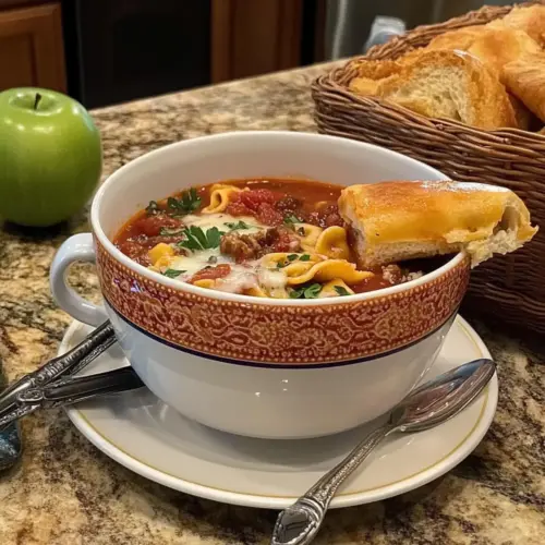 Crockpot Lasagna Soup